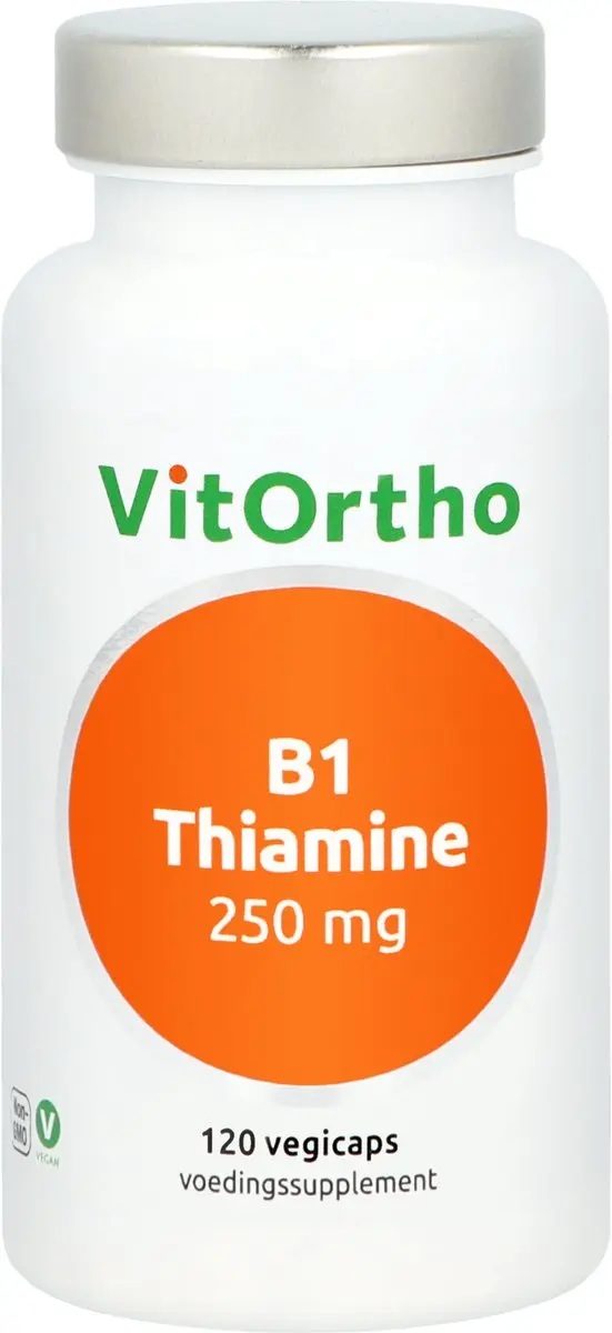 VitOrtho B1 Thiamine 250mg 120 Vegetarische Capsules