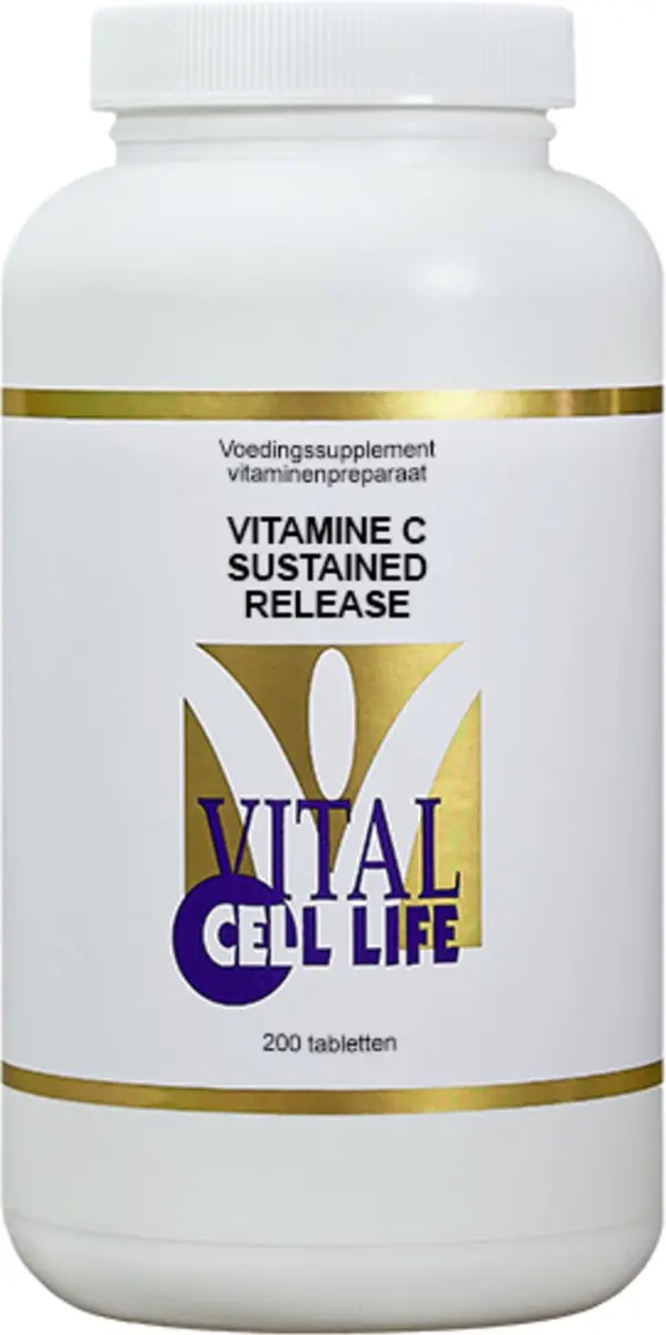 Vital Cell Life Vit C Sustained Release 200mg - 200 Stuks