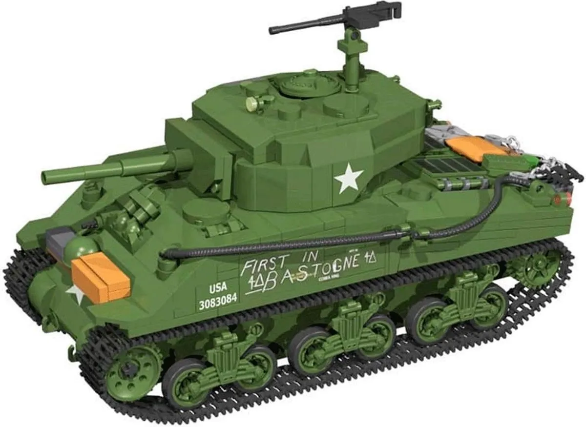 Cobi WWII Sherman M4A3E2 Jumbo Constructiespeelgoed 720 Onderdelen