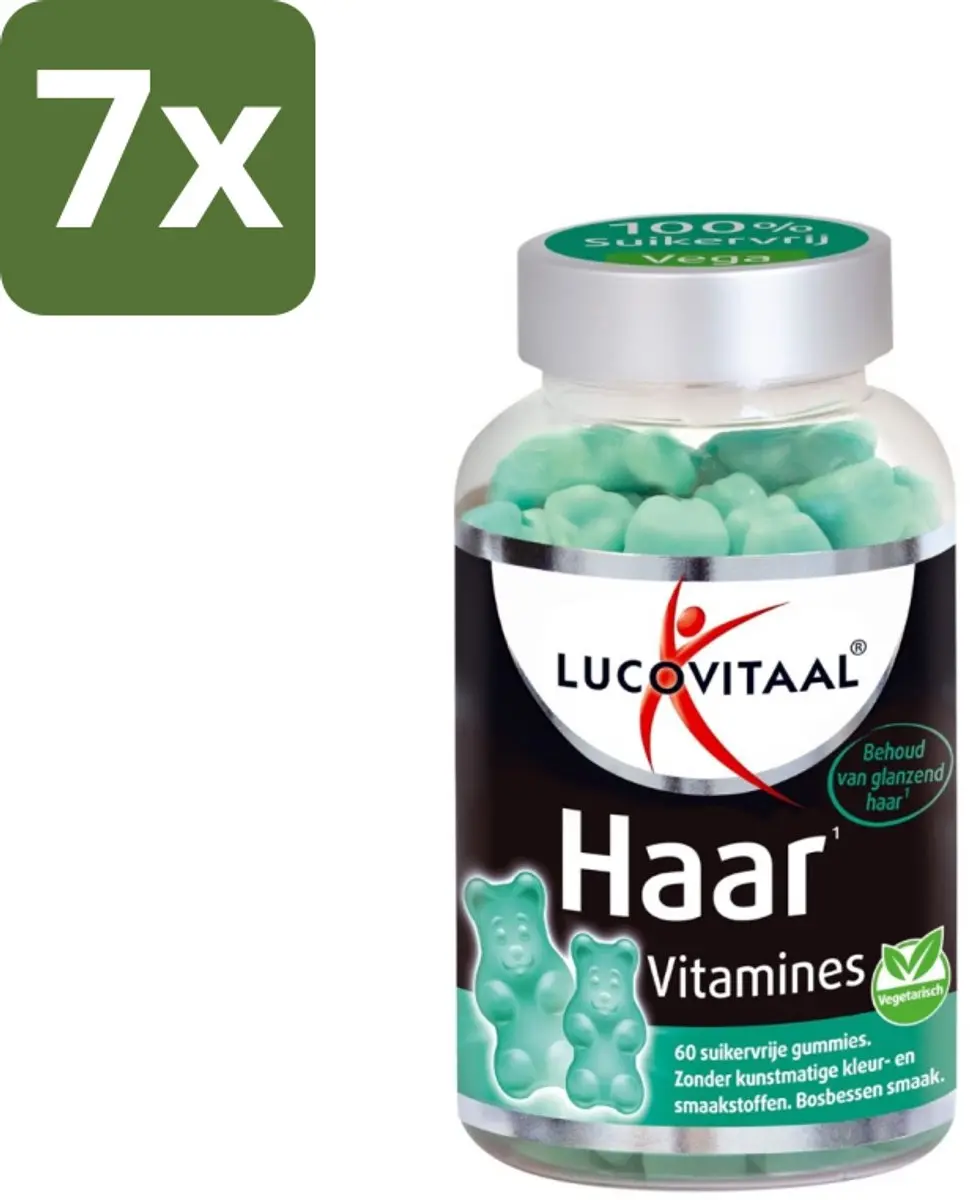Lucovitaal Haar Vitamines Bosbessen 420g
