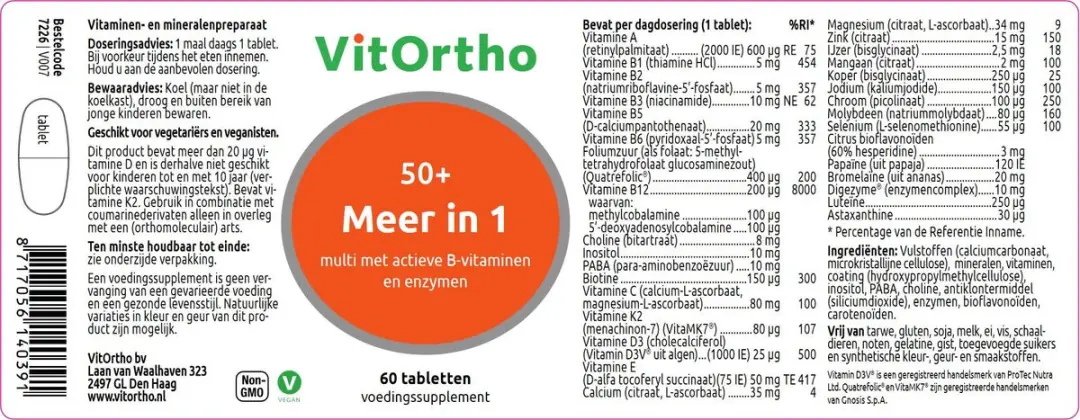 VitOrtho Meer in 1 50+ 60 Tabletten