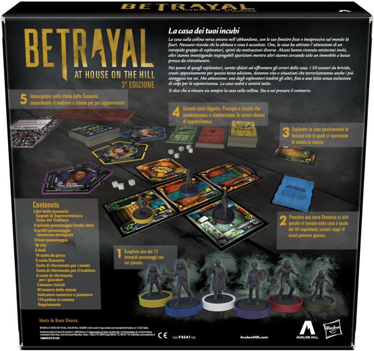 Hasbro Avalon Hill Betrayal at House on the Hill - Strategie bordspel - 12+ jaar