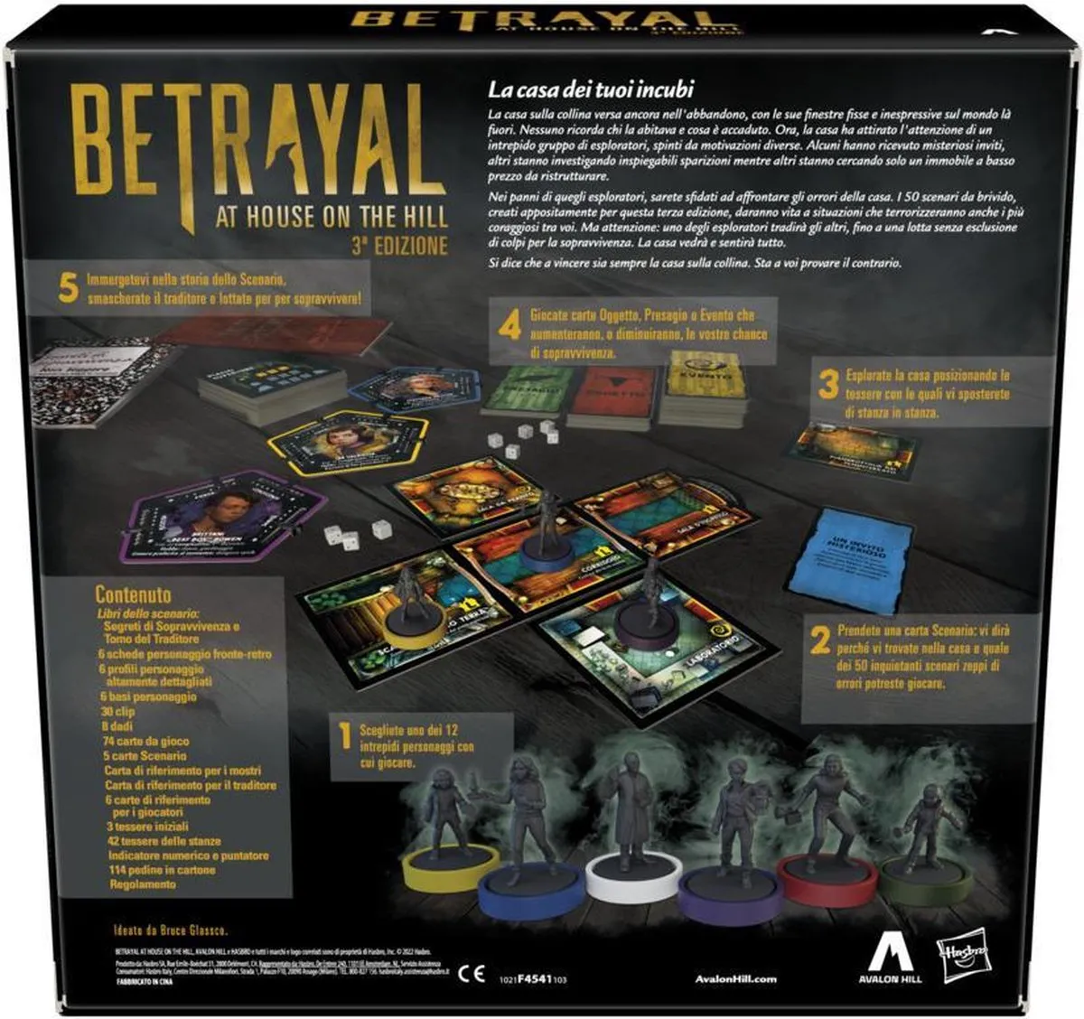 Hasbro Avalon Hill Betrayal at House on the Hill Bordspel - 3-6 Spelers - afbeelding 3 van 6