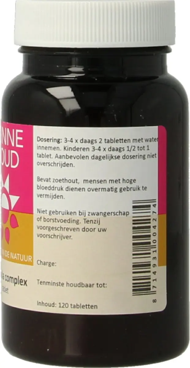 Zonnegoud Frangula Complex 120 Tabletten - 120mg