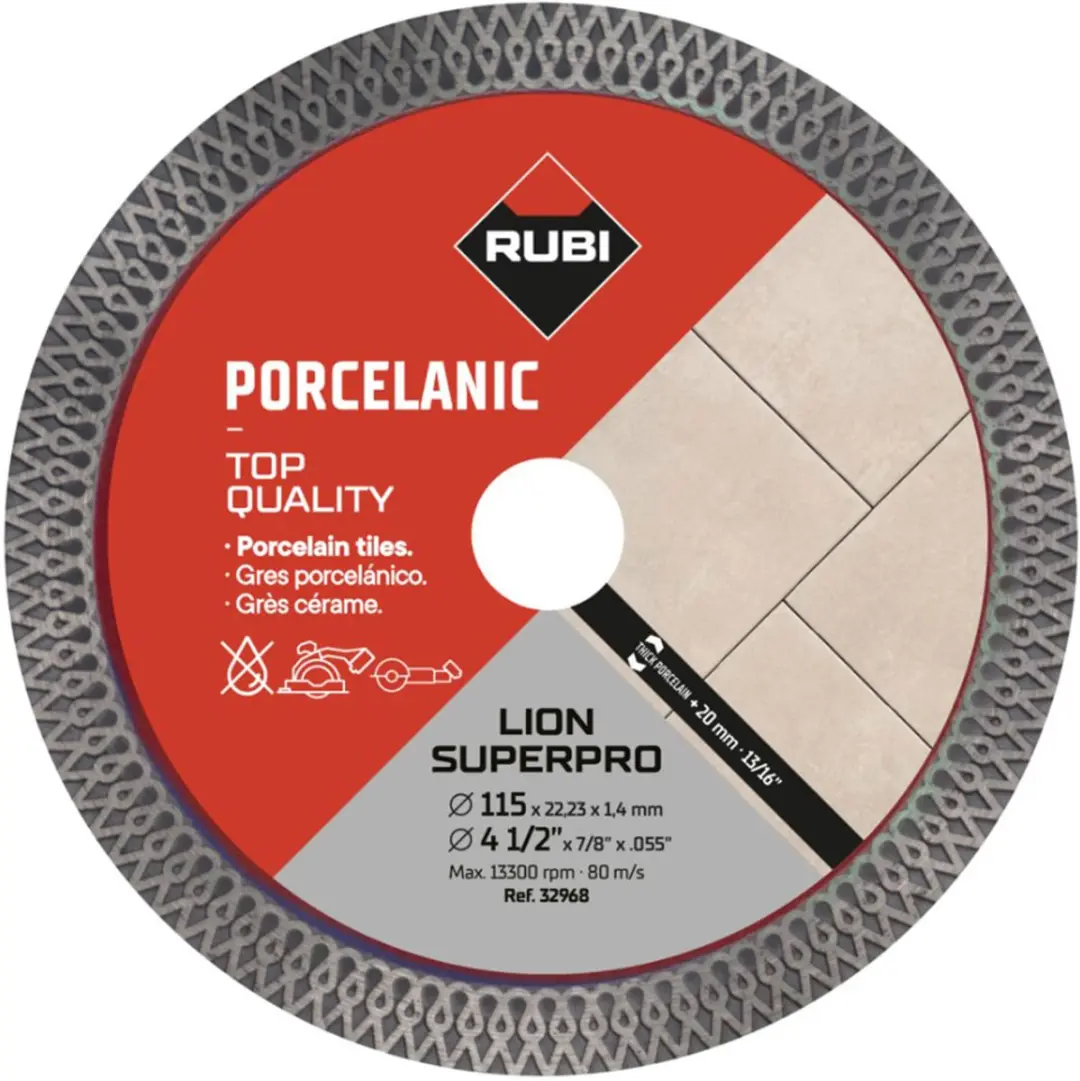 Rubi LION SUPERPRO Diamantzaagblad 115mm