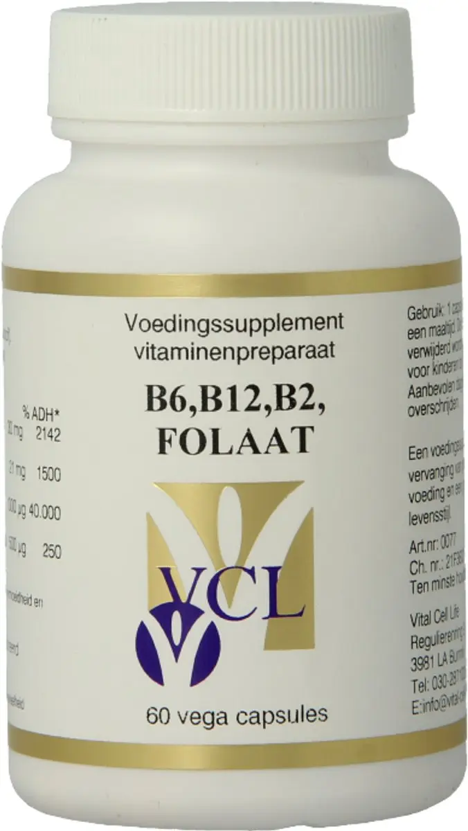 Vital Cell Life B-Complex 60 Capsules