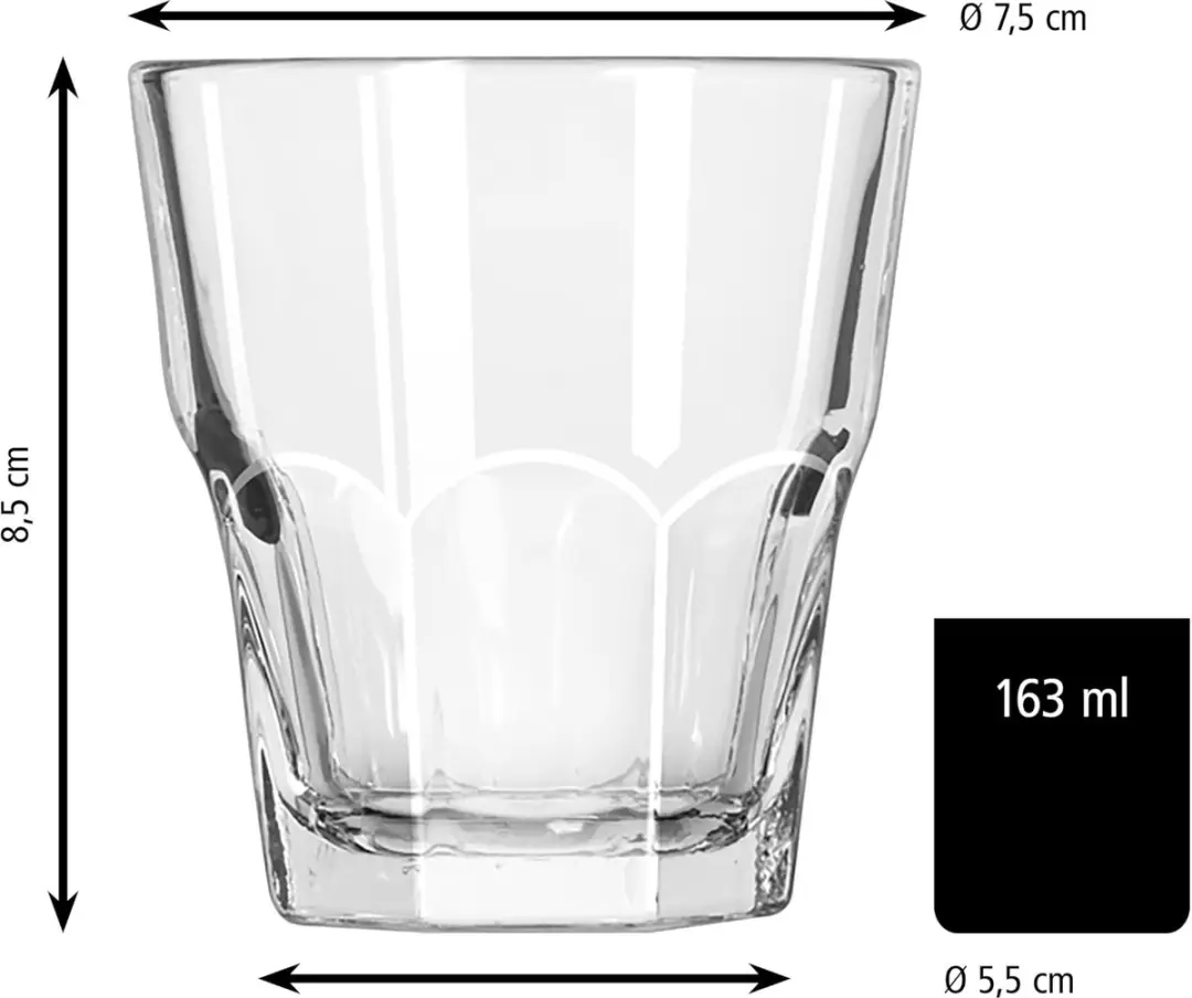 Libbey Gibraltar Whiskyglas 70671 - 12 Stuks
