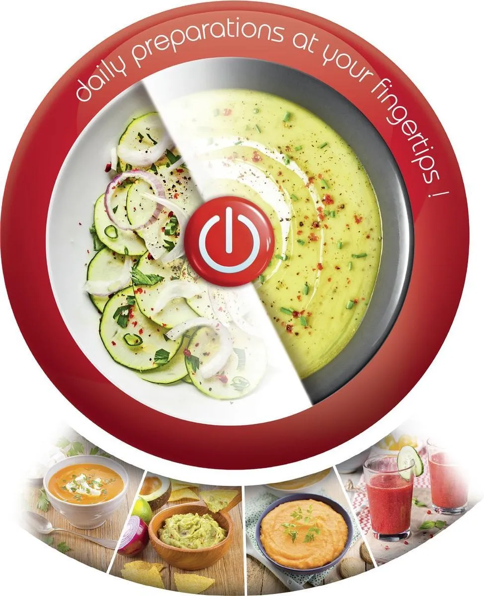 Moulinex EasyChef DD451110 Staafmixer 450W - Wit