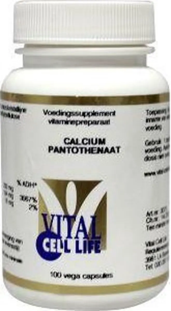 Vital Cell Life Vit B5 Calciumpantot 200mg