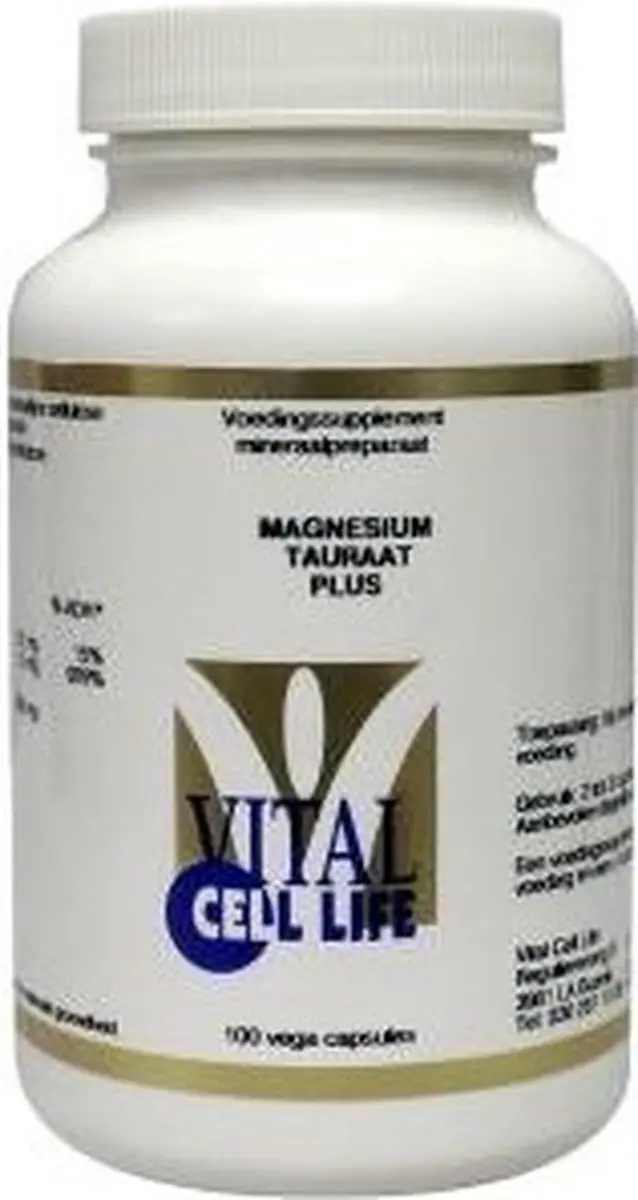 Vital Cell Life Magnesium Tauraat Plus B6 100mg