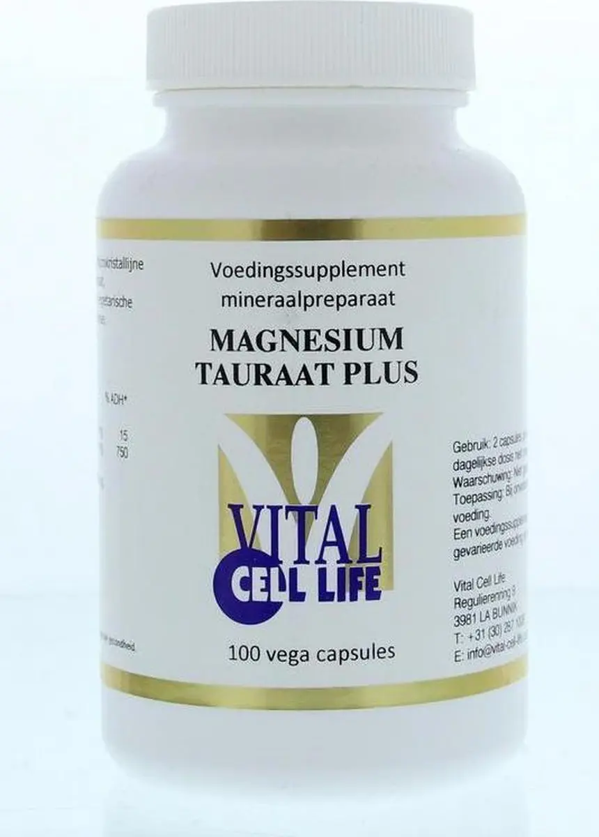 Vital Cell Life Magnesium Tauraat Plus B6 100mg