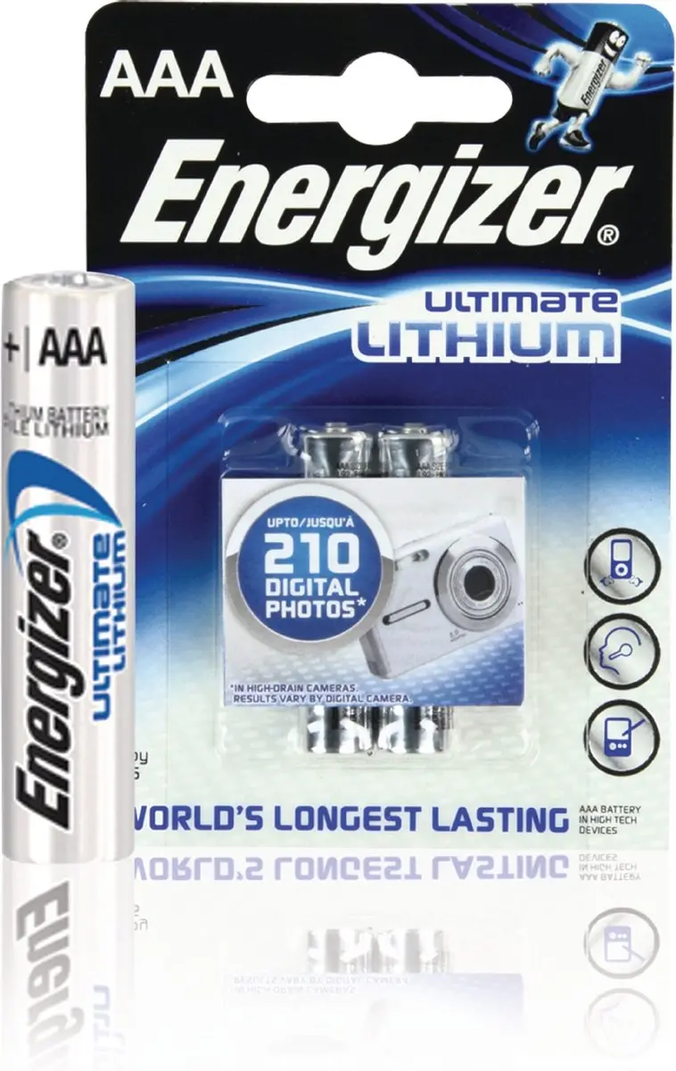 Energizer Ultimate Lithium AAA - 2 Stuks