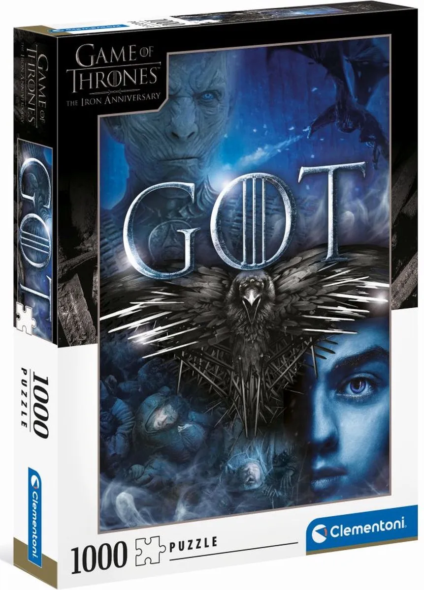 Clementoni Game of Thrones Puzzel 1000 Stuks - Multi