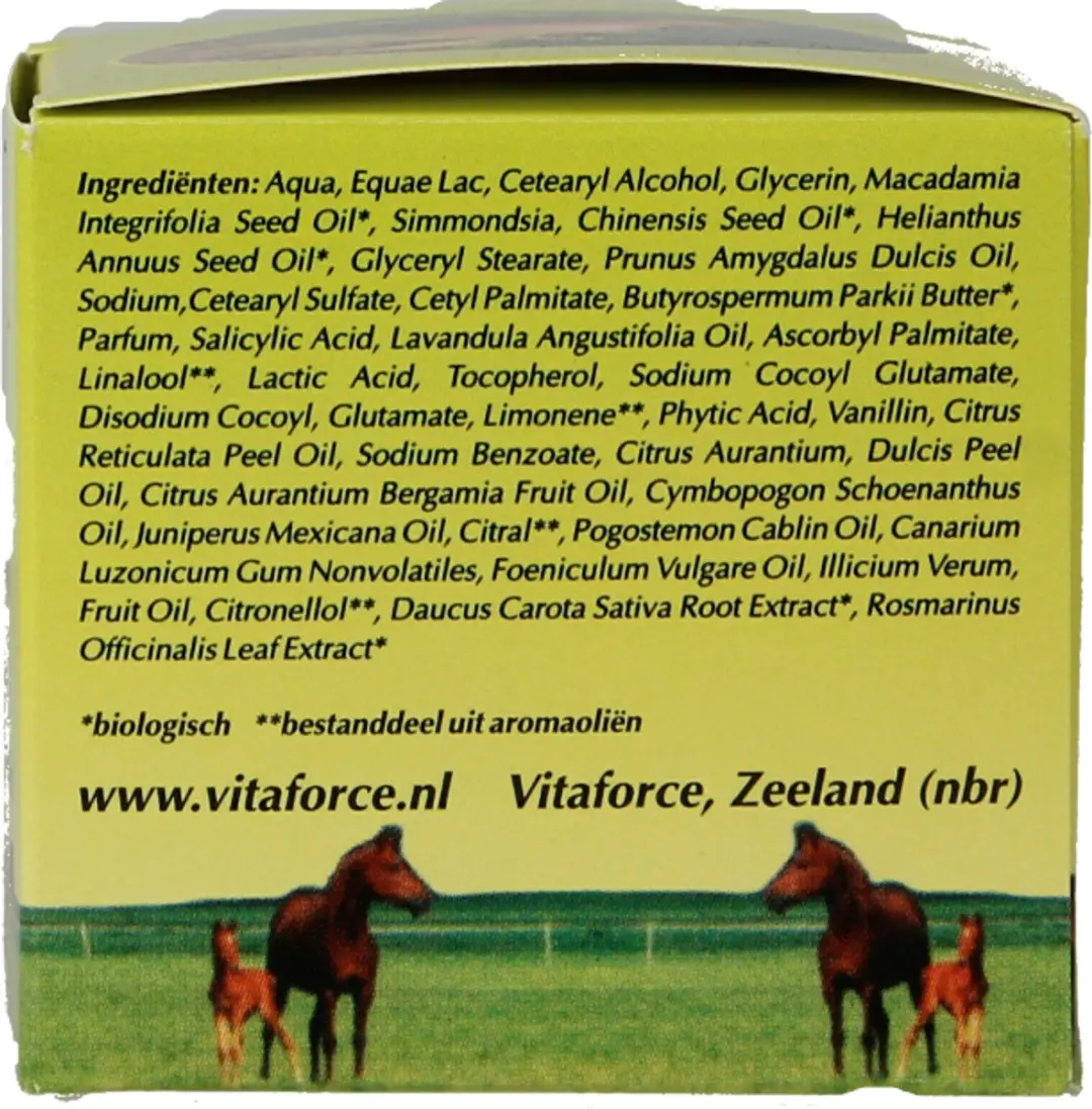 Vitaforce Paardenmelk Dag- & Nachtcrème 50ml
