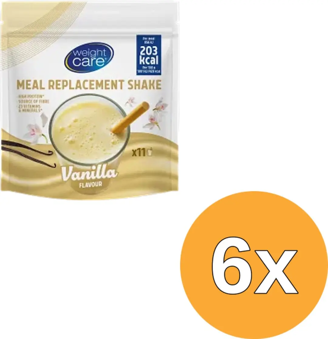 Weight Care Maaltijdshake Vanilla - 6x297g