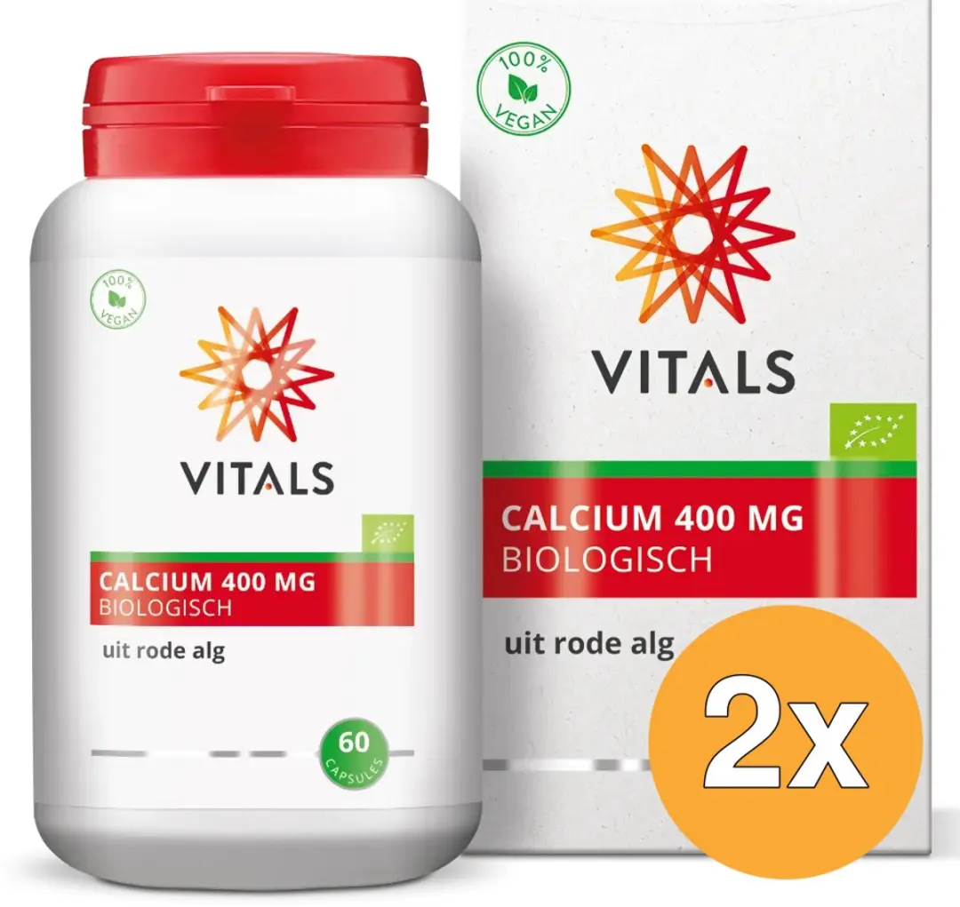 Vitals Calcium 400mg Biologisch
