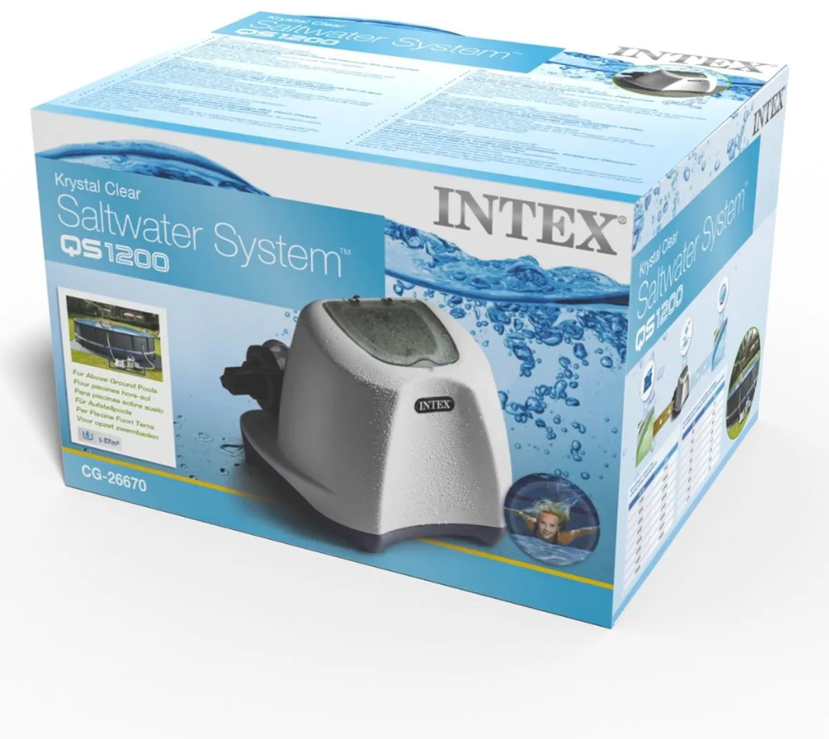 Intex Krystal Clear Zoutwatersysteem QS1200 26670GS - 12.112 L/u