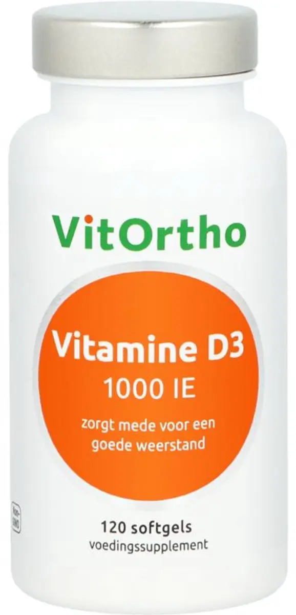 VitOrtho D3 1000IE Softgels - 120 Stuks