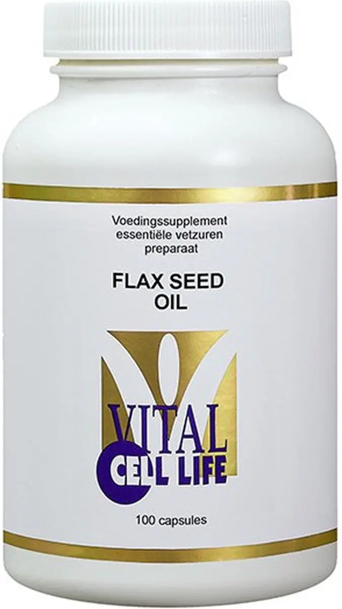 Vital Cell Life Lijnzaadolie 100 Softgels