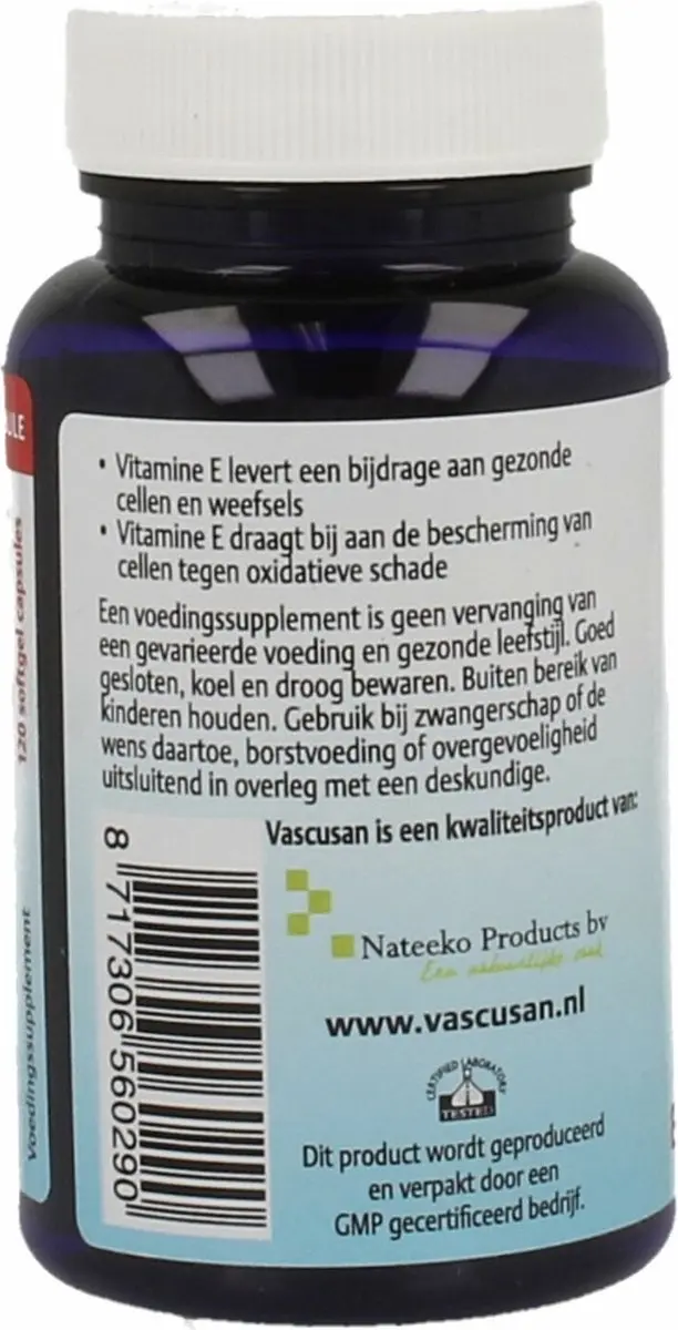 Vascusan E-400 Alpha-Tocopherol 120 Softgels