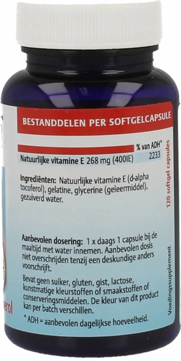 Vascusan E-400 Alpha-Tocopherol 120 Softgels