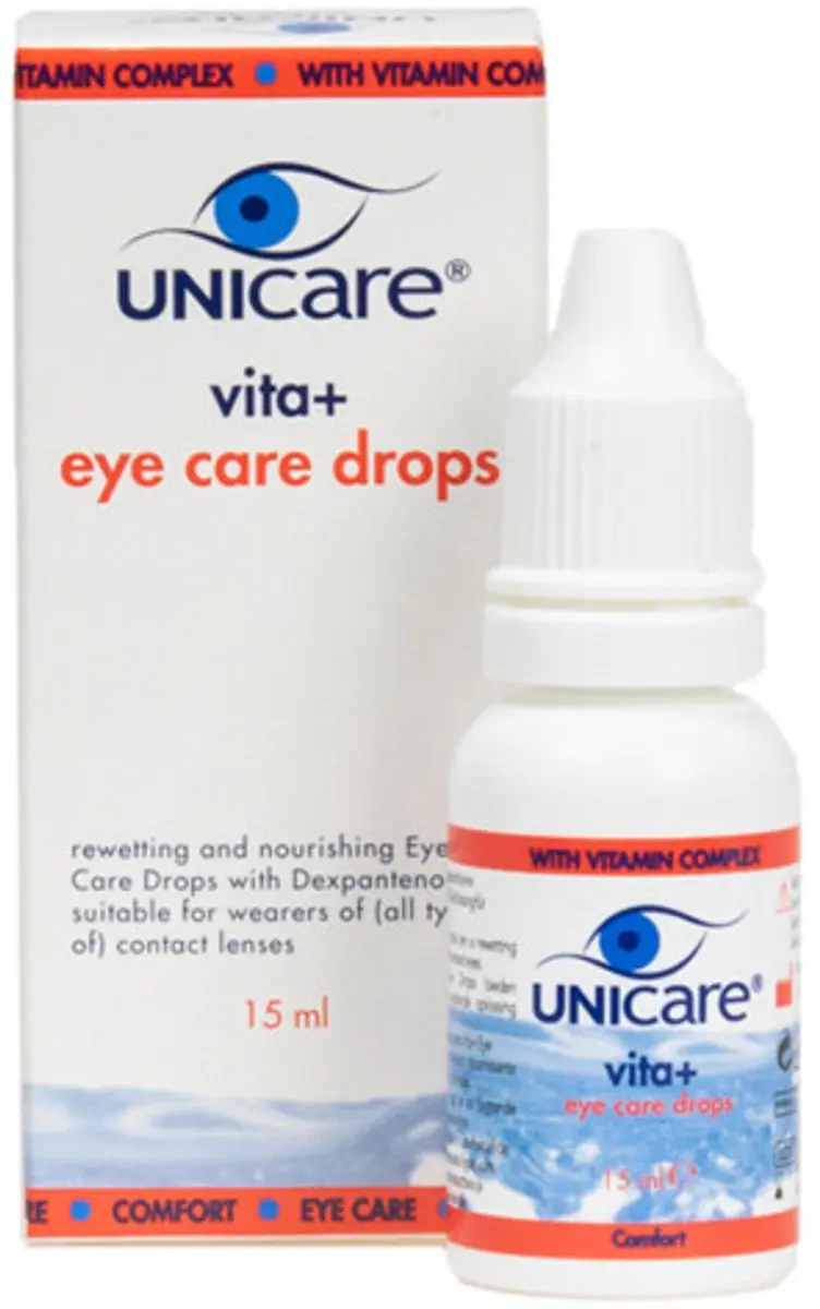 Unicare Vita Eye Care Oogdruppels - 2x15ml - afbeelding 2 van 2