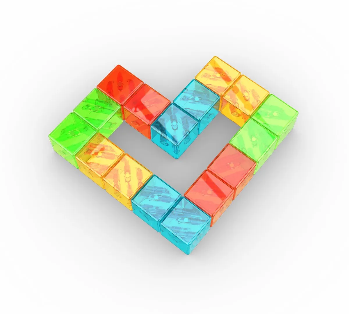 Geomag MagiCube Magnetische Bouwblokken 16-delig - Multicolor
