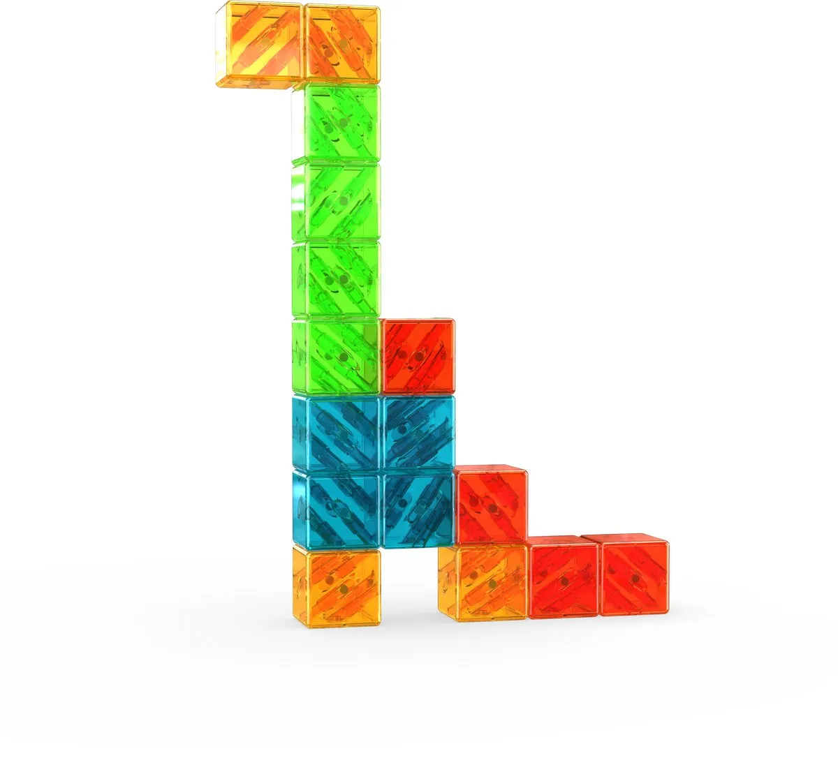 Geomag MagiCube Magnetische Bouwblokken 16-delig - Multicolor