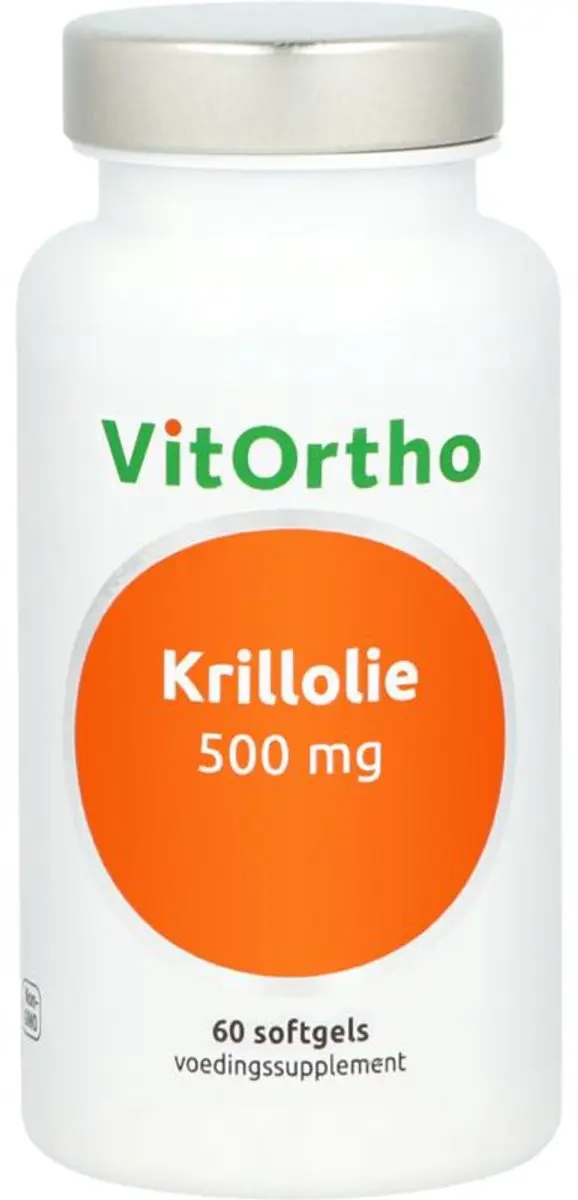 VitOrtho Krillolie 500mg - 60 Softgels