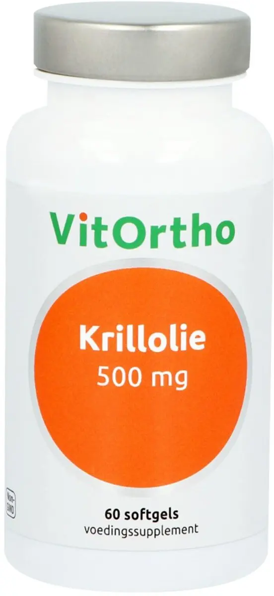 VitOrtho Krillolie 500mg - 60 Softgels