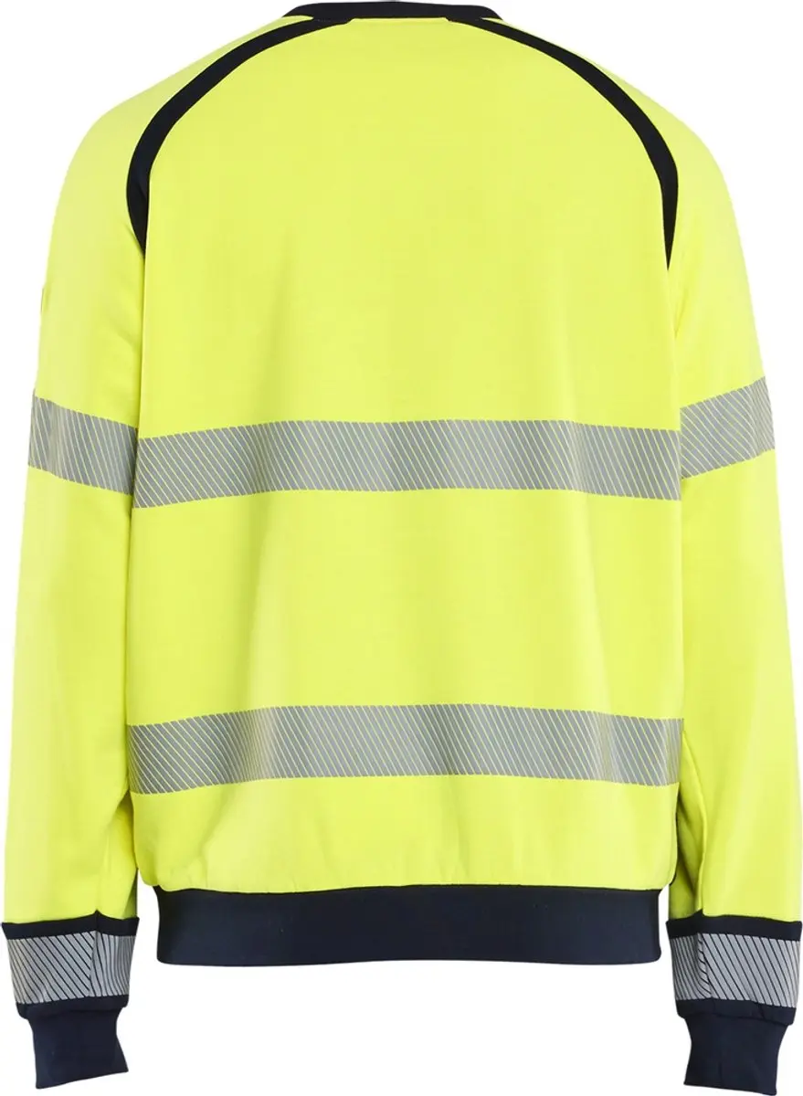 Blåkläder Multinorm Sweatshirt 30881762 - 4XL - High Vis Geel/Blauw