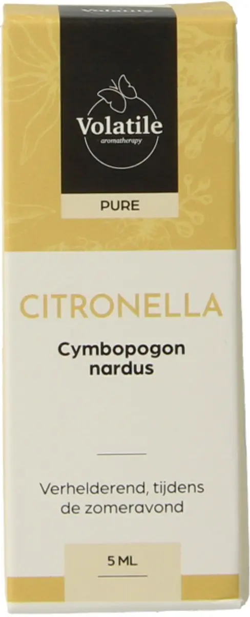 Volatile Citronella Etherische Olie 5ml - 5 Stuks