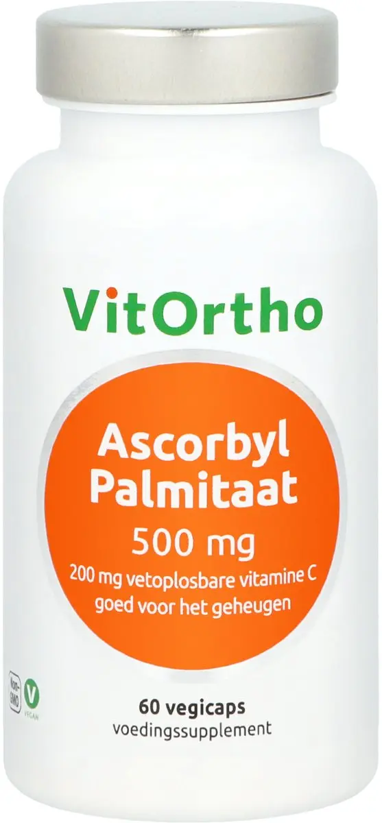 VitOrtho Ascorbyl Palmitaat 500mg 60 Vegicaps
