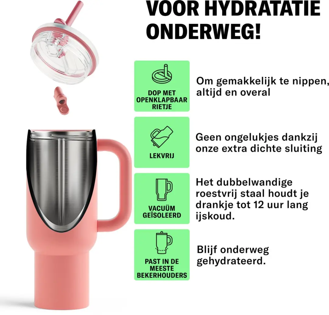 Waterdrop Explorer Thermo Drinkbeker 1,1L - 12 uur koud - Zachtroze