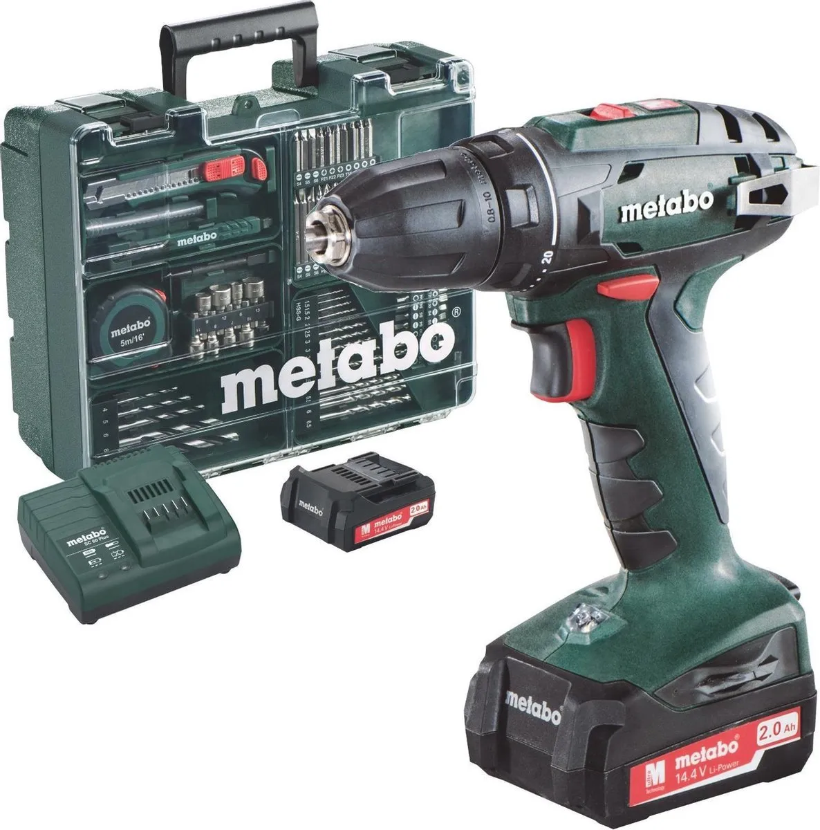Metabo BS 14.4 Set 602206880 Boor-/schroefmachine