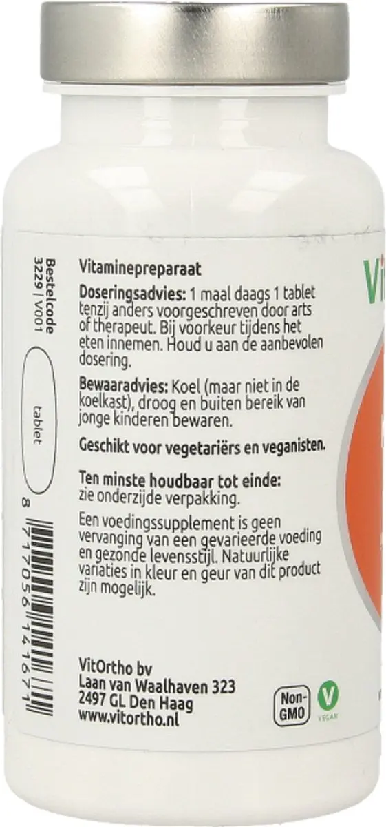 VitOrtho Niacine 500mg - 100 Tabletten