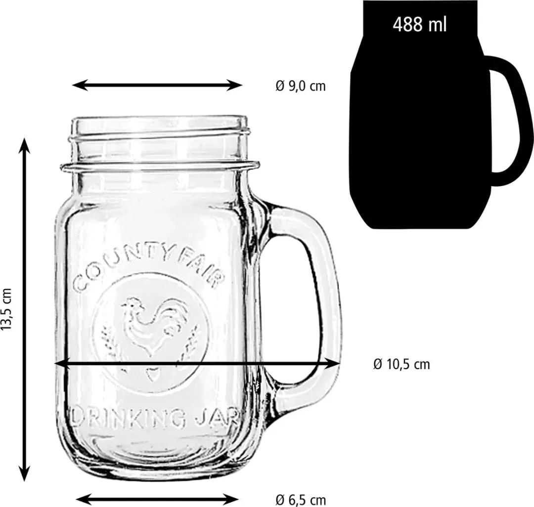 Libbey Drinkglazen 70812 - 12 Stuks - 488ml