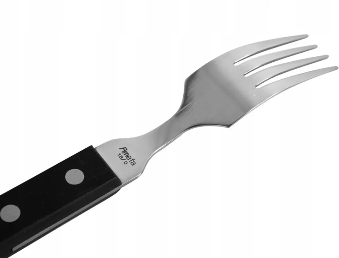 Amefa Steakvork Zwart - Roestvrij Staal 18/0
