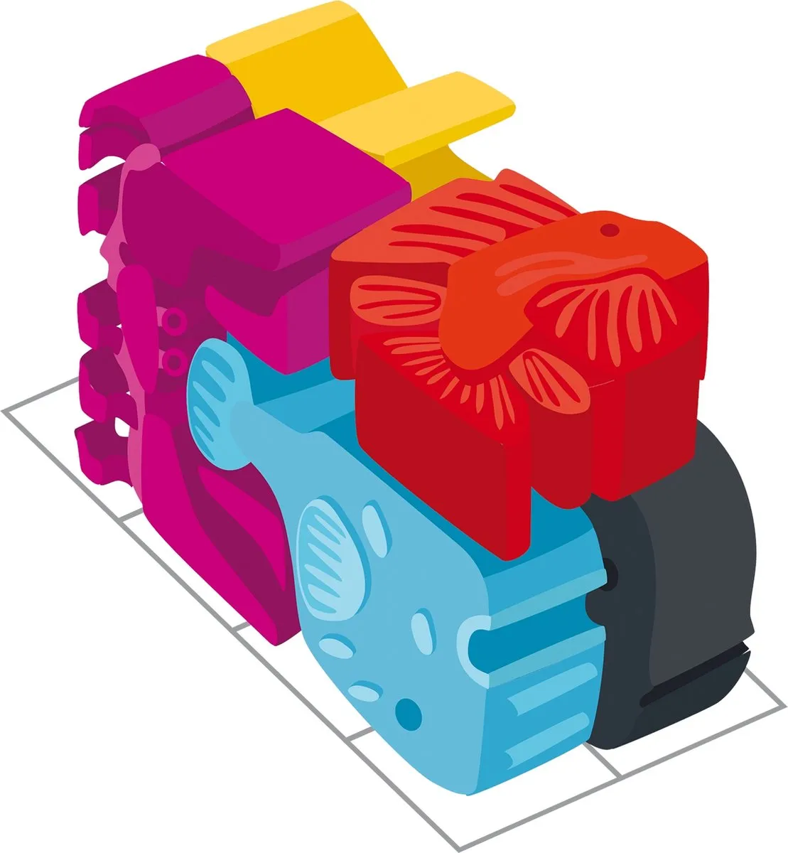 999 Games Sea Stax Breinbreker 999-SLL09 - Dierenpuzzel
