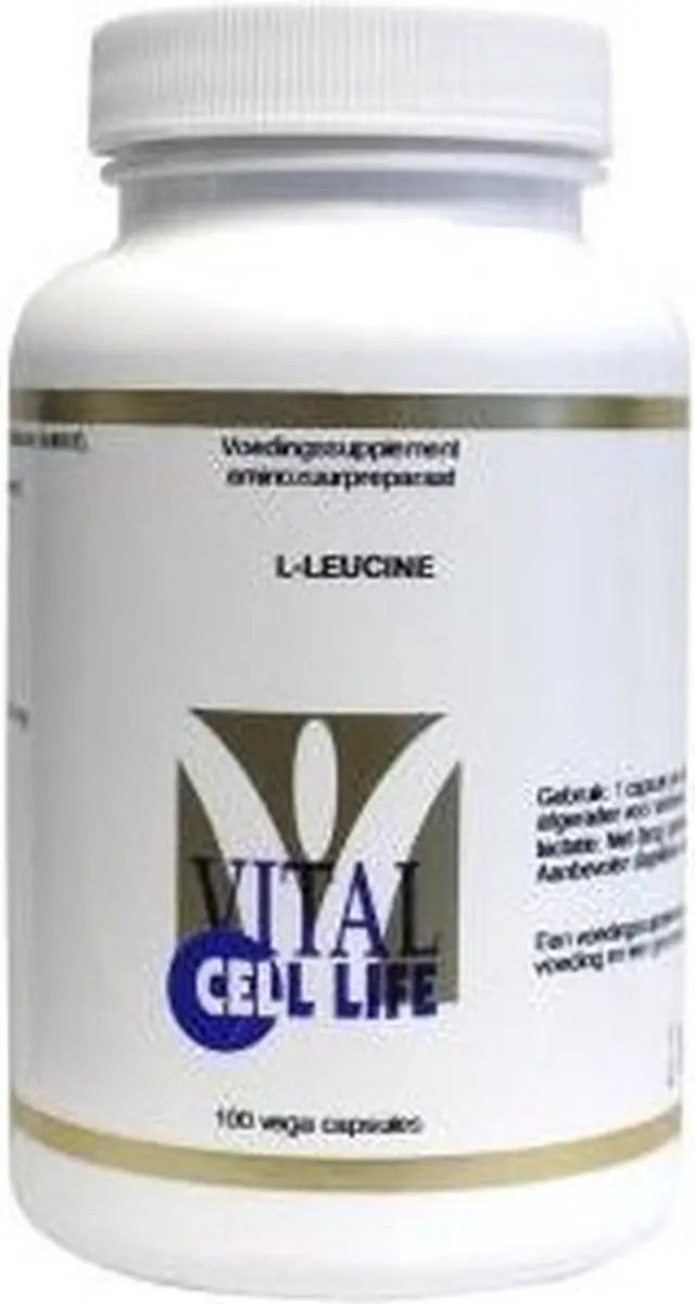Vital Cell Life L-Leucine 400mg Capsules - 100 Stuks