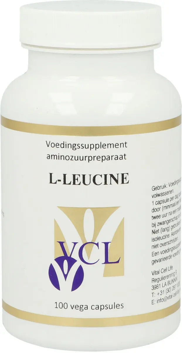 Vital Cell Life L-Leucine 400mg Capsules