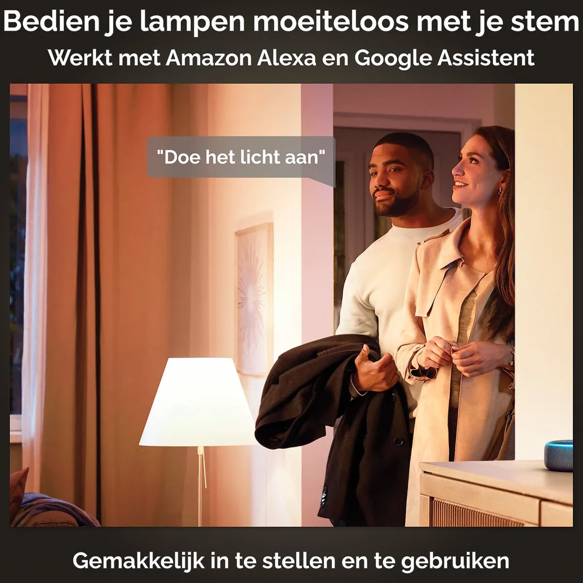 Philips Hue Kaarslamp E14 Warm Wit 5,2W - Mat - 2 Stuks