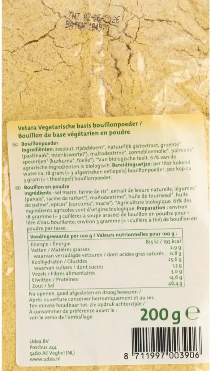 Vetara Bouillon Basis Navulling 200g