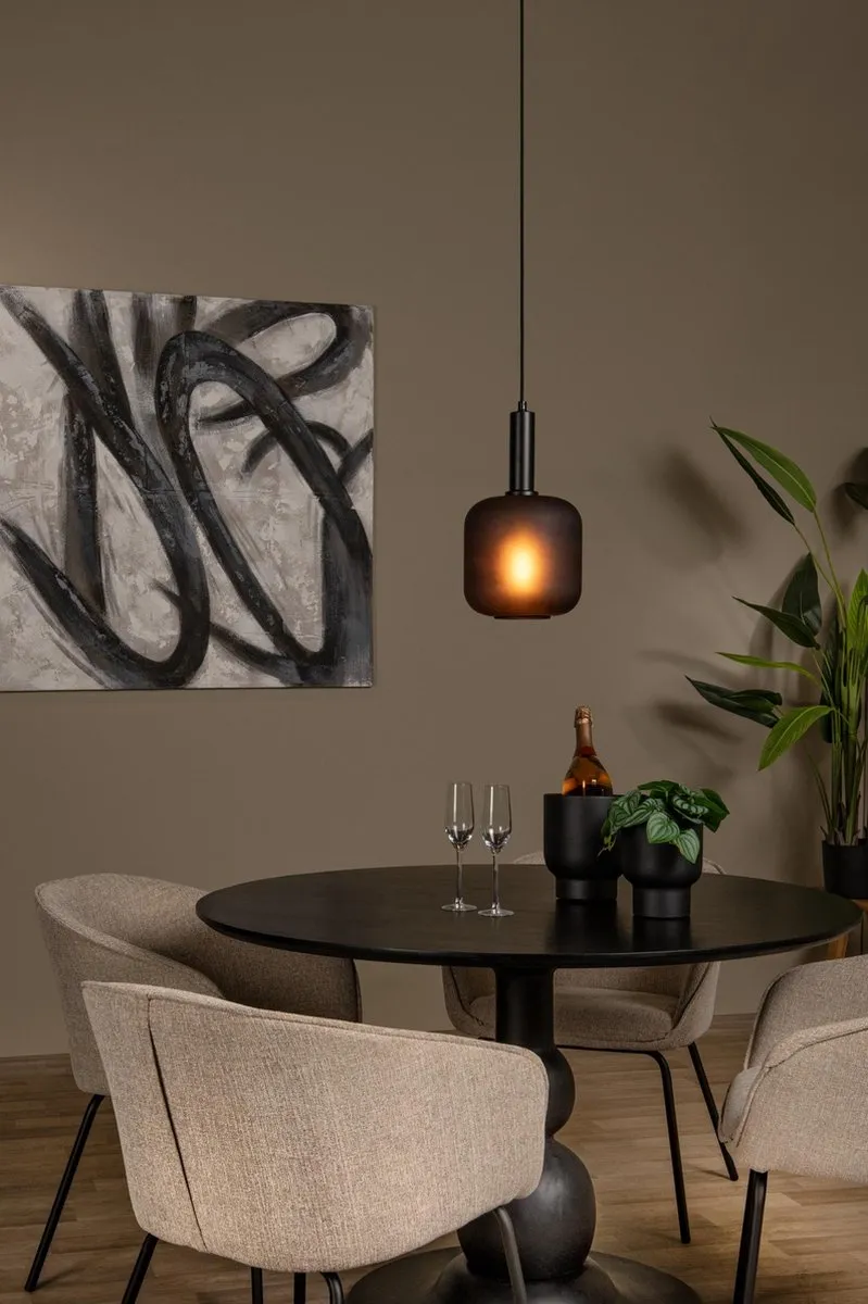 Lucide Eloise Hanglamp Ø21cm - 1xE27 - Zwart