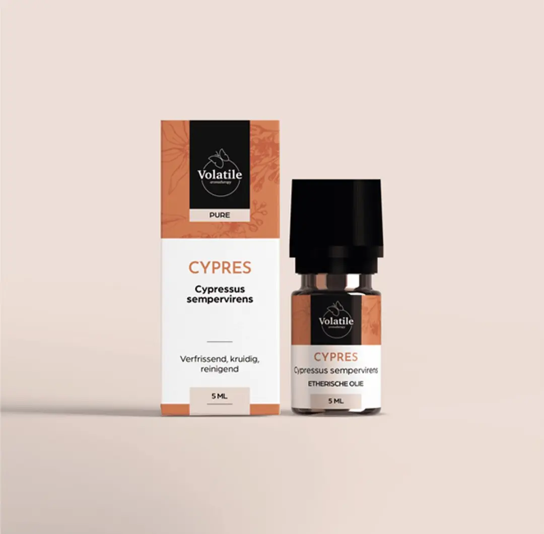 Volatile Cypres Etherische Olie 5ml - 5 Stuks