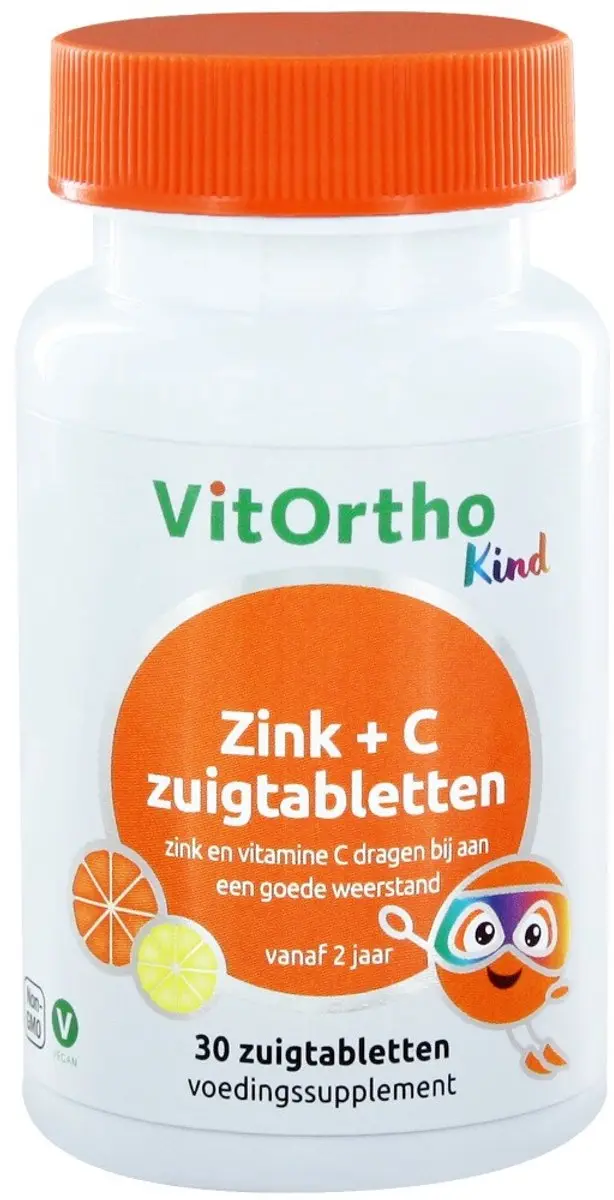 VitOrtho Zink & C Kind Zuigtabletten