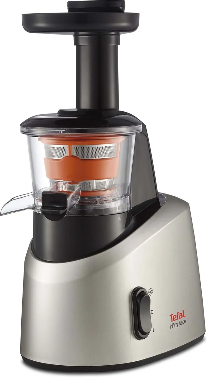 Tefal Infiny Juice ZC255B Slowjuicer - 200W - Zilver/grijs