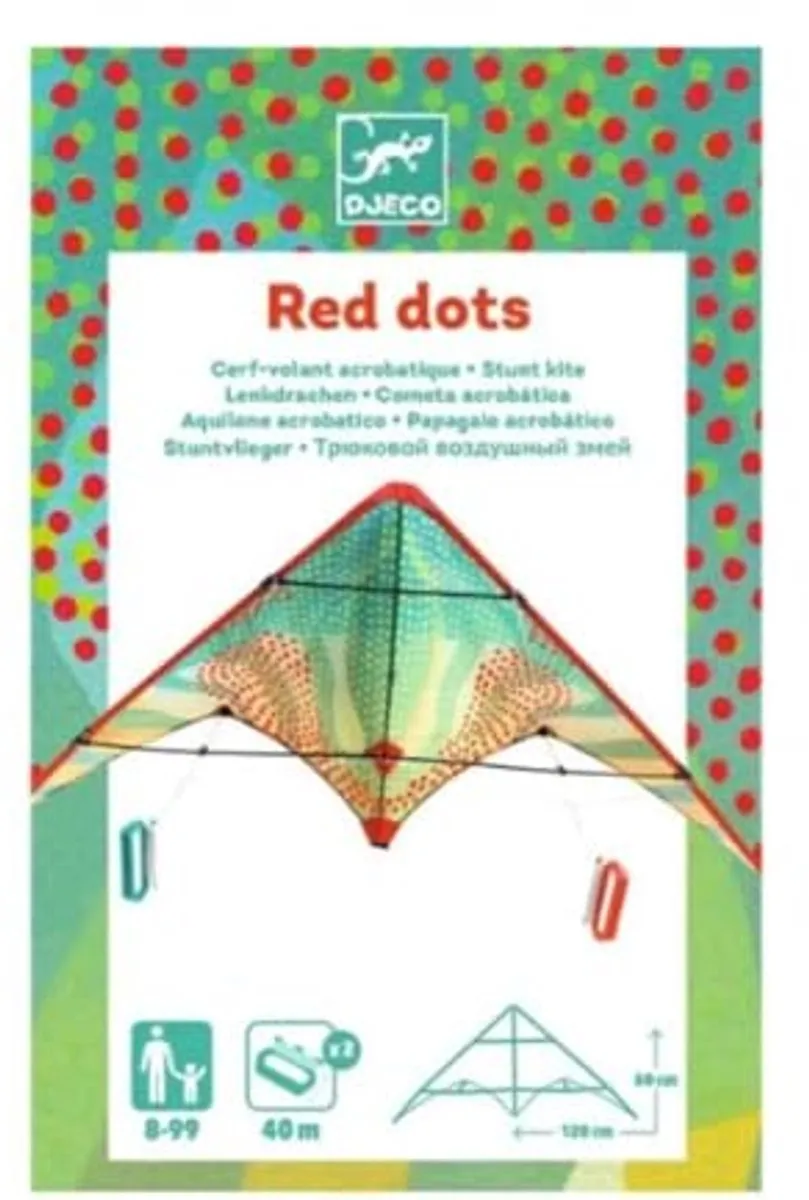 Djeco Red Dots Acrobatische Vlieger - Meerkleurig