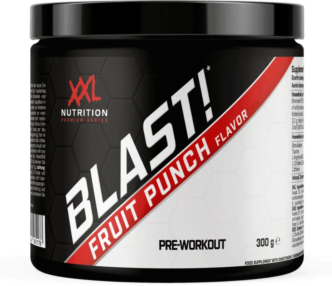 XXL Nutrition Blast! Pre-Workout Fruit Punch 300g