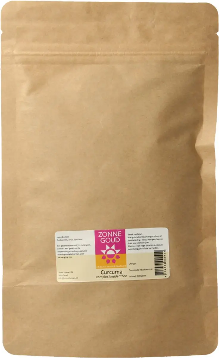 Zonnegoud Curcuma Complex Thee 100g